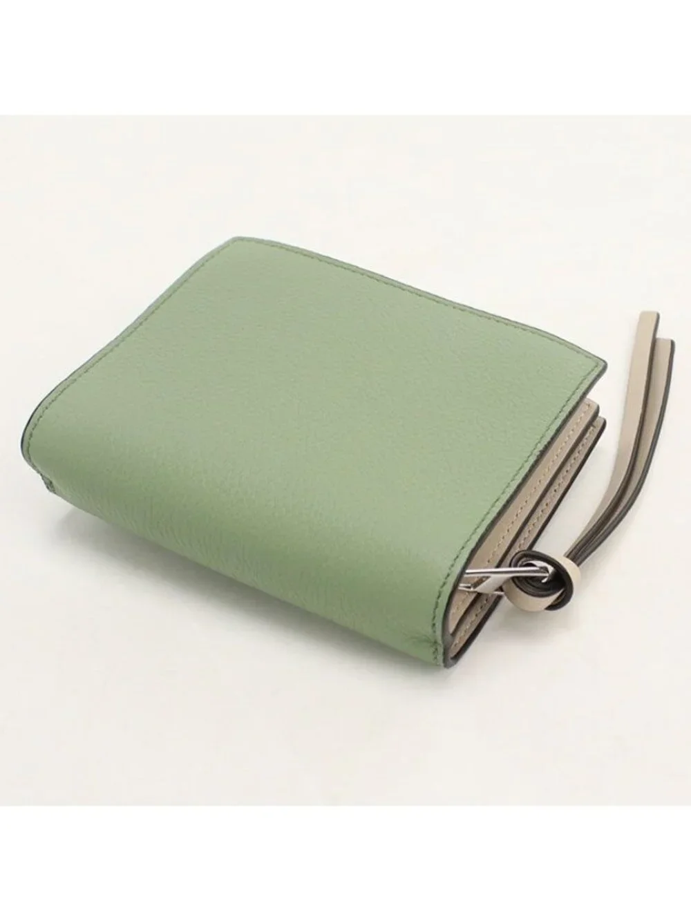 Loewe Compact Zip Wallet Anagram Bifold Soft Grain Calfskin